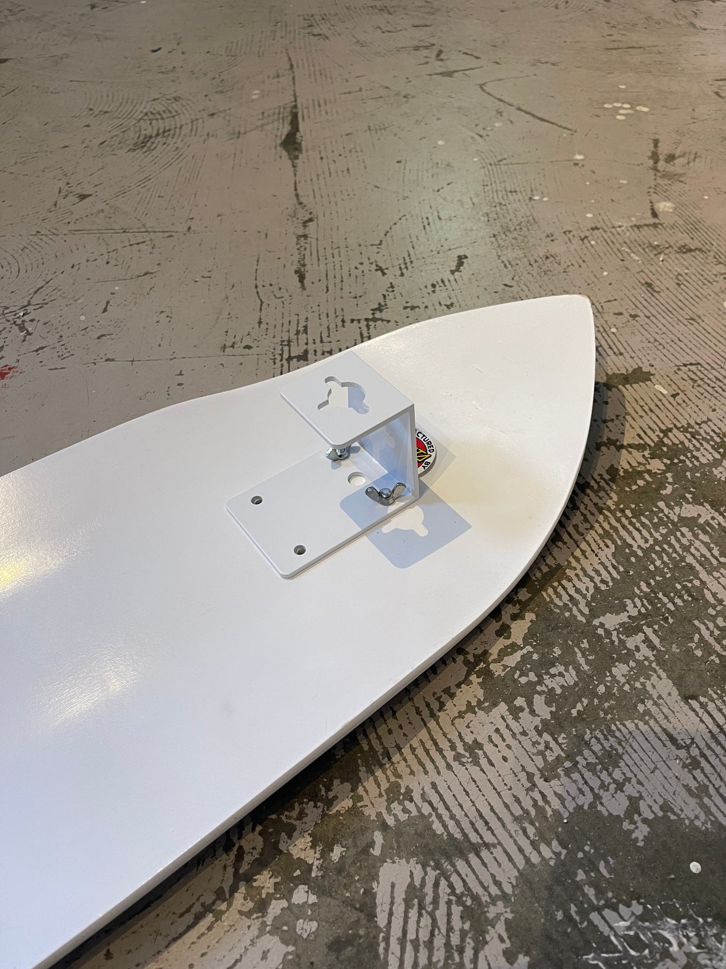 NBD FRONTSIDE DECK MOUNT INDIVIDUAL - WHITE